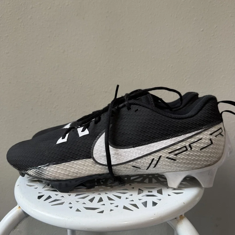 Nike Vapor Edge Speed 360 2 Black White Football DA5455 001 Mens Size 14